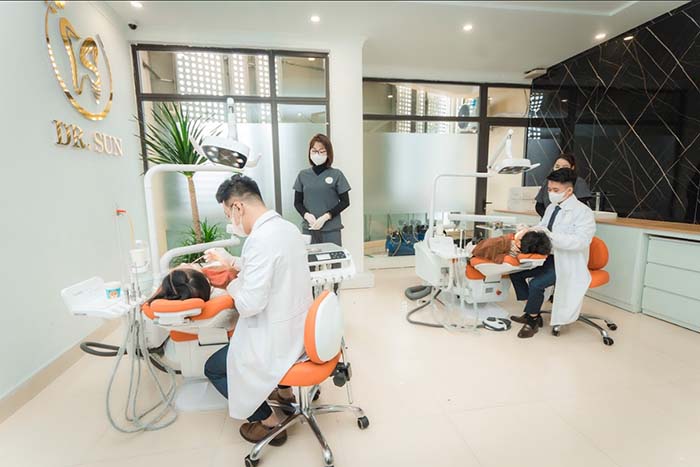 Niềng răng hàm dưới tại nha kho Dr.Sun