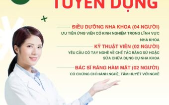 [TIN TUYỂN DỤNG] – NHA KHOA QUỐC TẾ DR. SUN