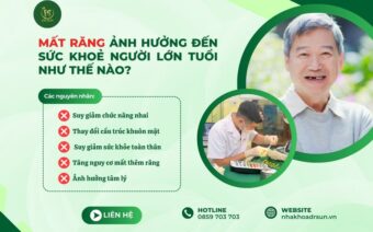 MẤT RĂNG ẢNH HƯỞNG ĐẾN SỨC KHỎE CỦA NGƯỜI LỚN TUỔI NHƯ THẾ NÀO?
